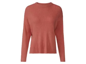 esmara® Dámsky pletený sveter (L (44/46), oranžová)