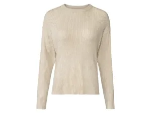 esmara® Dámsky pletený sveter (M (40/42), béžová)