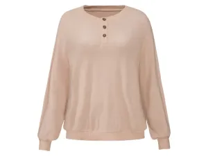 esmara® Dámsky sveter so spustenými ramenami (L (44/46), béžová)