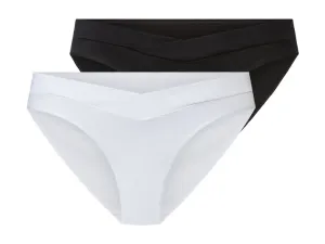 esmara® Dámske nohavičky, 3 kusy (L (44/46), čierna/biela)