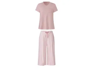esmara® Dámske capri pyžamo (XS (32/34), ružová)