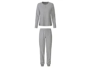 esmara® Dámske froté pyžamo (S (36/38), sivá)