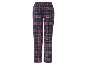 esmara® Dámske pyžamové nohavice (S (36/38), námornícka modrá/ružová)