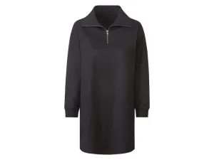 esmara® Dámske mikinové šaty (XS (32/34), čierna) #7465199