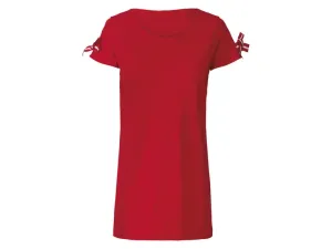 esmara® Dámske dlhé tričko (M (40/42), červená) #6325293