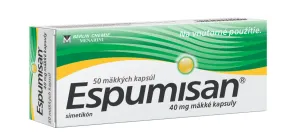 Espumisan na ťažkosti tráviaceho traktu 40 mg 50 kapsúl