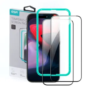 OCHRANNÉ TVRZENÉ SKLO ESR TEMPERED GLASS 2-PACK iPhone 15 Pro Max BLACK