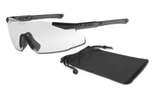 Univerzálne ochranné okuliare ESS® ICE-1 Clear (Farba: Čierna, Šošovky: Číre) #2369178