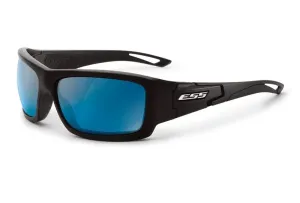 Slnečné okuliare ESS® Credence - zrkadlové modré sklá (Farba: Čierna, Šošovky: Modré zrkadlové)