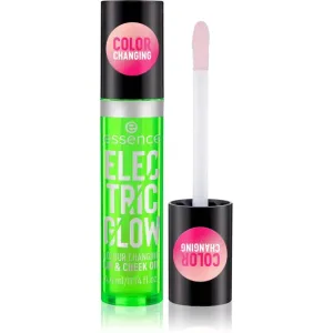 Essence Electric Glow Colour Changing Lip & Cheek Oil 4,4 ml olej na pery pre ženy