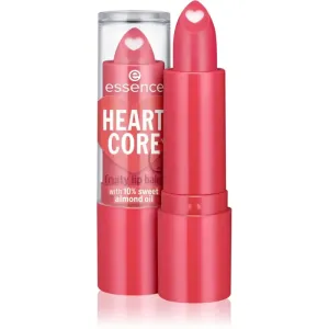 Essence Heart Core Fruity Lip Balm 3 g balzam na pery pre ženy 02 Sweet Strawberry