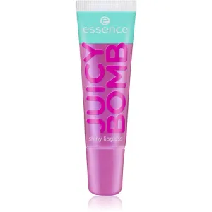 Essence Juicy Bomb Shiny Lipgloss 10 ml lesk na pery pre ženy 105 Bouncy Bubblegum