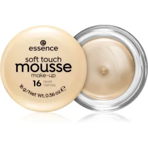 Essence Soft Touch Mousse 16 g make-up pre ženy 16 Matt Vanilla na veľmi suchú pleť