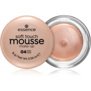 Essence Soft Touch Mousse 16 g make-up pre ženy 04 Matt Ivory na veľmi suchú pleť