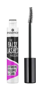 Essence The False Lashes Extreme Wolume & Curl 10 ml špirála pre ženy Black objemová riasenka; tvarujúca riasenka