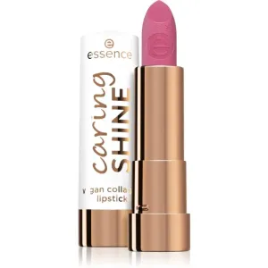 Essence Caring Shine Vegan Collagen Lipstick 3,5 g rúž pre ženy 201 My Dream