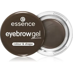 Essence Eyebrow Gel Colour & Shape 3g g gél a pomáda na obočie pre ženy 04 Dark Brown