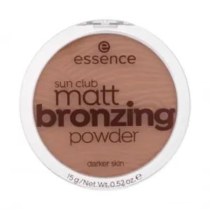 Essence Sun Club Matt Bronzing Powder 15 g bronzer pre ženy 02 Sunny