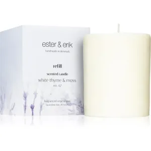 ester & erik scented candle white thyme & moss (no. 42) vonná sviečka náhradná náplň 350 g