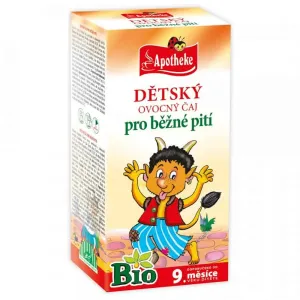 Apotheke BIO detský ovocný čaj pre bežné pitie 20x2g