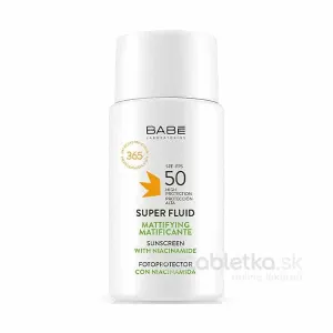 BABÉ Super Fluid Oil Free SPF50 zmatňujúci fluid 50ml