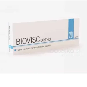 Biovisc Ortho Roztok viskoelastický inj 1x2 ml/20 mg, 1 % natrium hyaluronat 1x1 ks