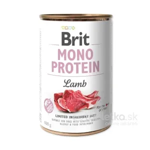 Brit Mono Protein Lamb konzerva pre psy 400g