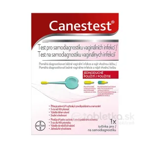 Canestest - test na samodiagnostiku vaginálnych infekcií - 1 ks
