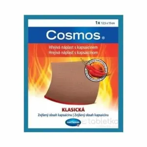 COSMOS Hrejivá náplasť s kapsaicínom KLASICKÁ (12,5x15 cm) - 1 ks