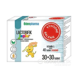 EDENPharma Lactobifik Junior 30+30tbl + Vitamín C 40tbl
