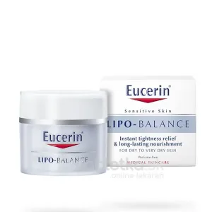 Eucerin LIPO BALANCE intenzívny výživný krém pre suchú a citlivú pokožku 50 ml