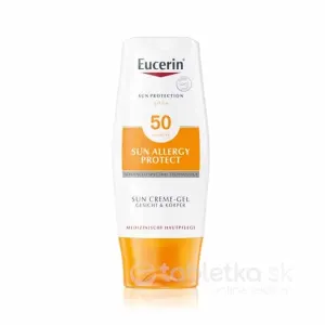 Eucerin SUN ALLERGY PROTECT SPF 50 ochranný krémový gél na opaľovanie proti alergii na slnko 150 ml