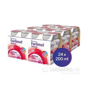 Fortimel DiaCare s jahodovou príchuťou 24x200ml