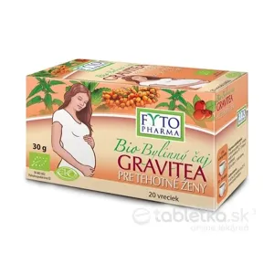 FYTO Bio Bylinný čaj Gravitea pre tehotné ženy nálevové vrecká 20x1,5g
