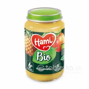 Hami ovocný príkrm Bio s ananásom 6+ 190 g