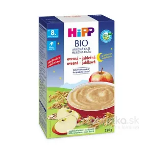 HiPP BIO mliečna kaša dobrú noc ovseno-jablková 8+, 250g
