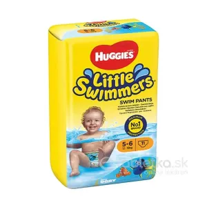 HUGGIES Little Swimmers 5-6 plienkové plavky 12-18kg 11ks