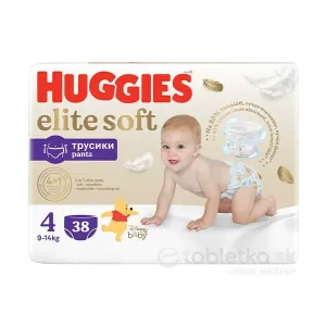 HUGGIES Pants Elite Soft 4 plienkové nohavičky 9-14kg 38ks