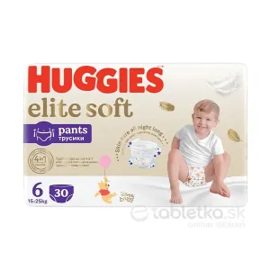 HUGGIES Pants Elite Soft 6 plienkové nohavičky 15-25kg 30ks