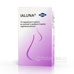 Ialuna vaginálne čapíky s kyselinou hyalurónovou - 10 ks