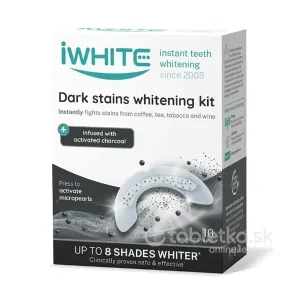 iWHITE Dark Stains Sada na bielenie zubov 10ks