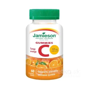 Jamieson Vitamín C Gummies pastilky s príchuťou pomaranča 60 tbl