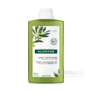 KLORANE šampón s BIO olivami na hustotu a vitalitu zrelých stenčených vlasov 400ml