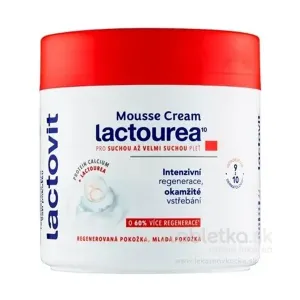 Lactovit Mousse Cream Lactourea krém pre veľmi suchú pleť 400ml