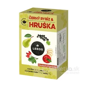 LEROS Čajová chvíľka Čierna ríbezľa & Hruška ovocný čaj 20x2,5g