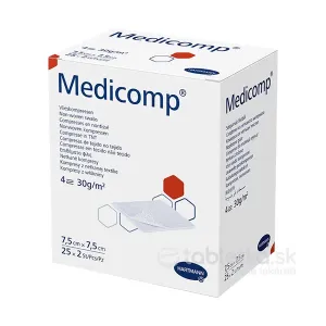 Medicomp Kompres ster. 7.5 x 7.5cm 25 x 2 ks #2856208