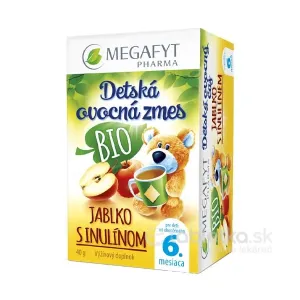 MEGAFYT Detská ovocná zmes BIO JABLKO S INULÍNOM 20 x 2 g