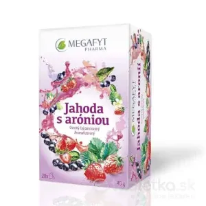MEGAFYT Jahoda s aróniou ovocný čaj porciovaný 20x2 g (40 g) #2863594
