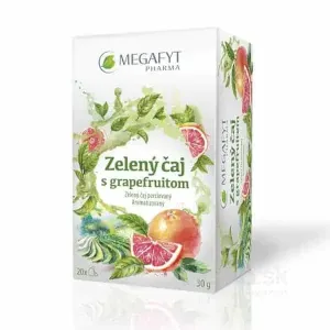MEGAFYT Zelený čaj s grapefruitom porciovaný 20x1,5 g (30 g) #2863619