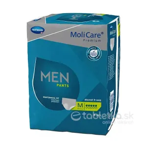 MoliCare Premium MEN PANTS 5 kvapiek M, inkontinenčné naťahovacie nohavičky - 8 ks